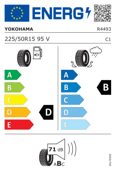 225/50 R 15 tl.   95 V  Yokohama  Advan A052 XL